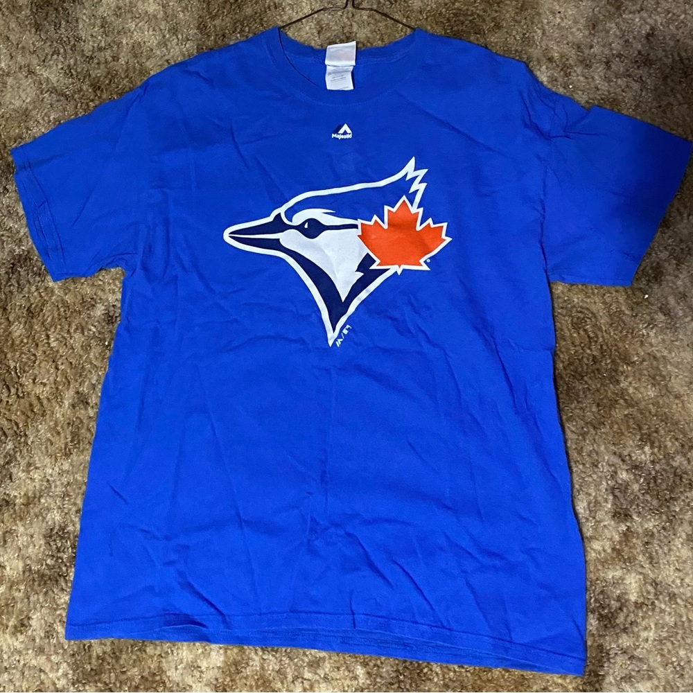 Toronto Blue Jays Majestic Tee Size Large